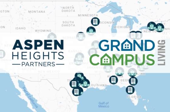 Aspen Heights and Grand Campus Living logos